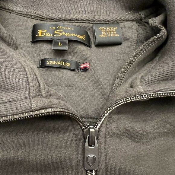 Ben Sherman Signature Men’s Large Full Zip Brown - Picture 4 of 5